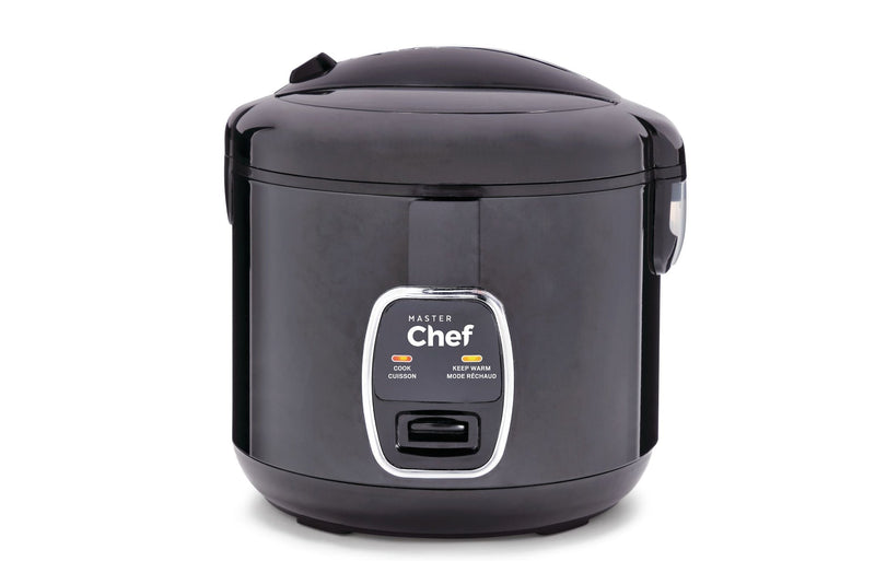 MASTER Chef One-Touch Non-Stick Rice Cooker & Steamer, Black, 20 Cups V5