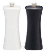 MASTER Chef Plastic Salt & Pepper Grinder Set, Black & White