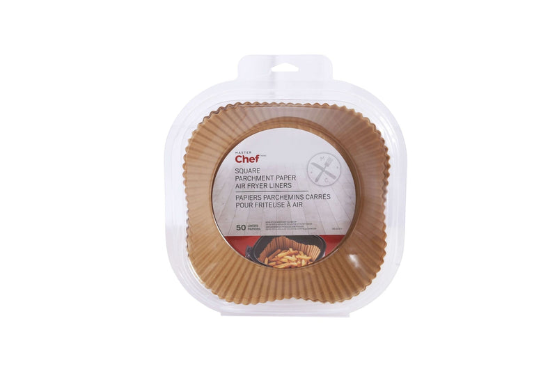 Master Chef Square Air Fryer Liner, 16.5-cm, 50-pk Q2