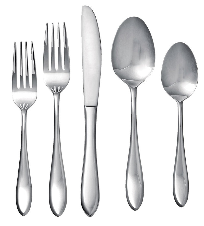 MASTER Chef Stainless Steel Flatware Set, Serves 12, 60-pc A8