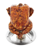 MASTER Chef Stainless Steel Folding Beer Can Chicken Holder/Chicken Roasting Rack Stand