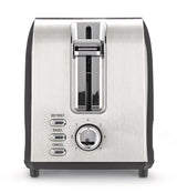 MASTER Chef Stainless Steel Toaster with 3 Settings, 2-Slice