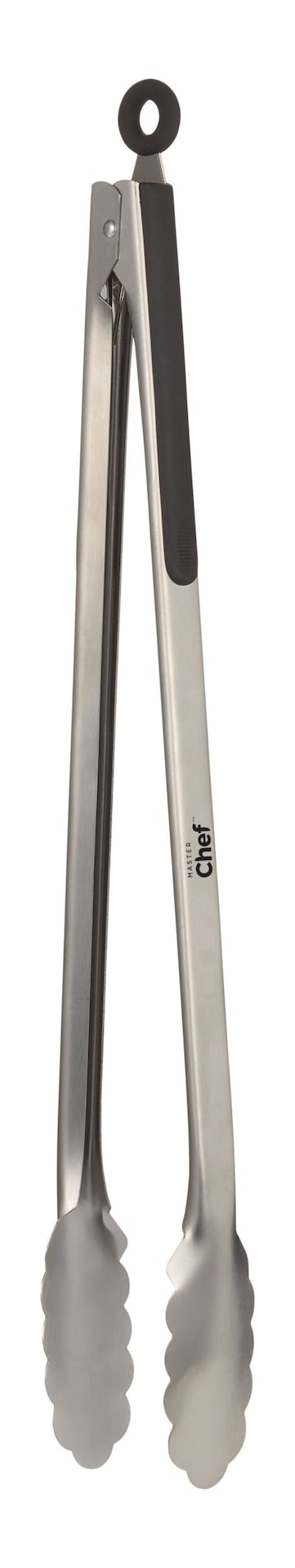 Master Chef Steel Locking Tongs with Soft Grips, 16-in H1