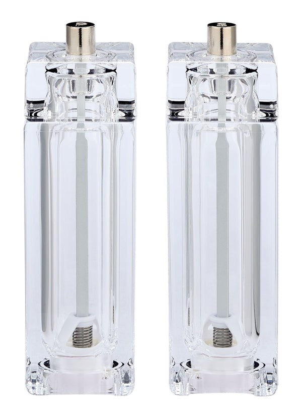 MASTER Chef Transparent Acrylic Salt & Pepper Grinder Set D3