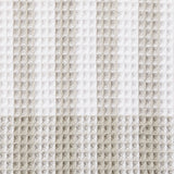 Master Chef Waffle Checkered Cotton Dish Cloths, Black, Grey & Blue, 14-in, 12-pk