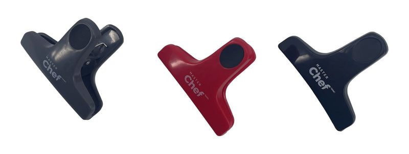 MasterChef Large Storage/Food Bag Clips, 3-pk U5