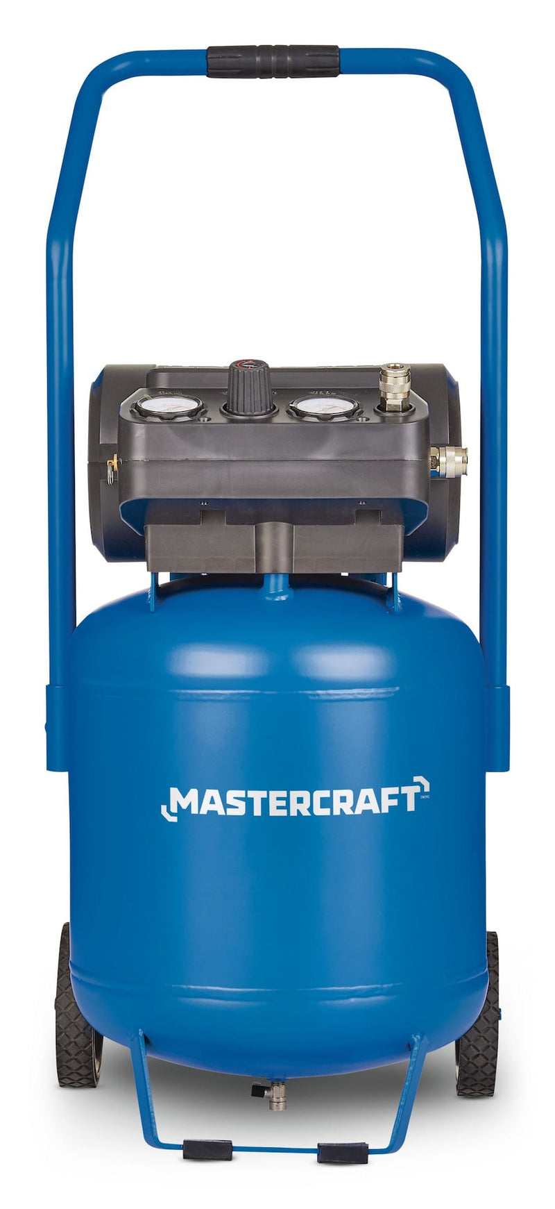 Mastercraft 10-Gallon Oil-Free Portable Vertical/Horizontal Air Compressor, 135 PSI, 1.8 HP L5