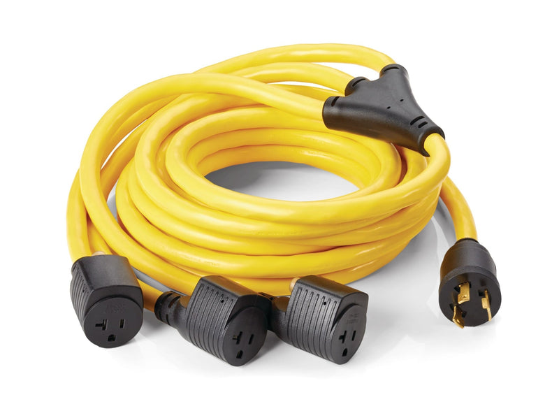Mastercraft 10AWG STW 30A L5-30P Generator Cord, 23-ft F5