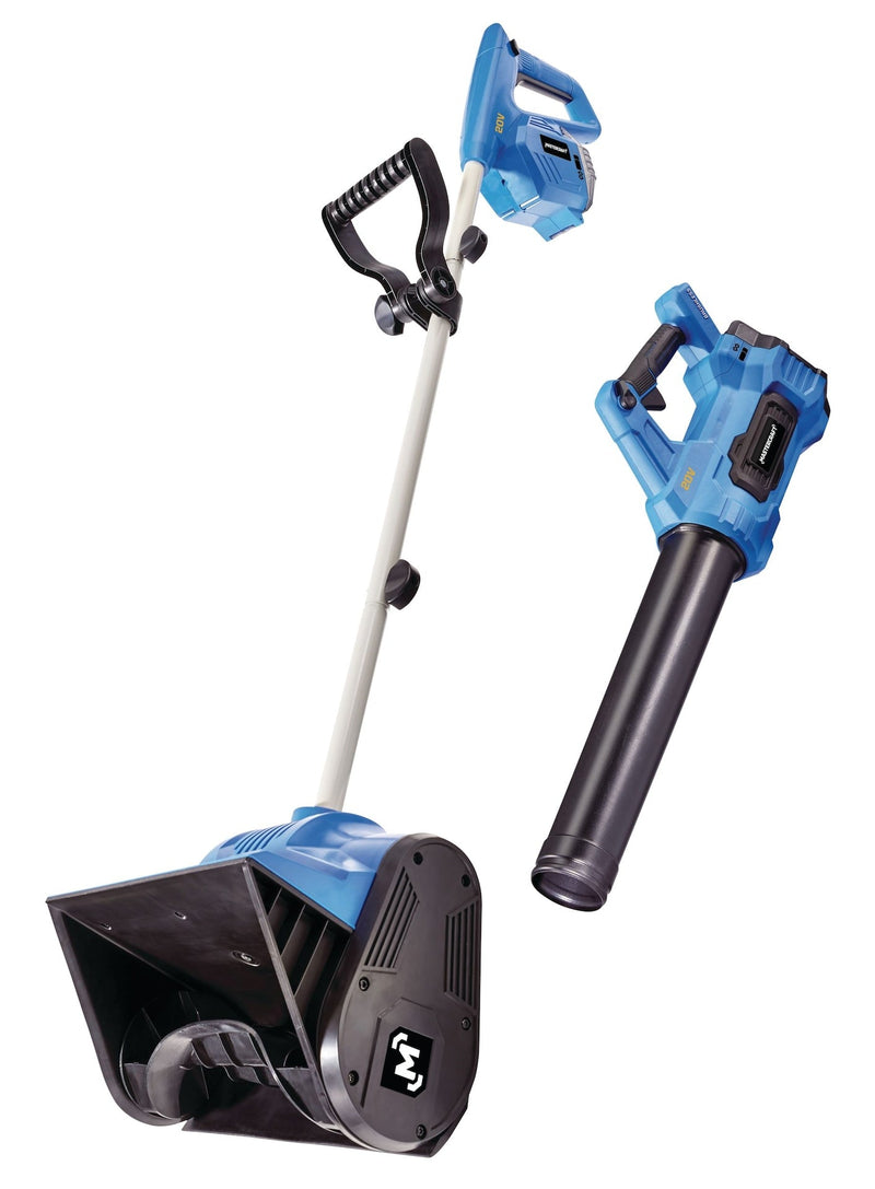 Mastercraft 20V Brushless 5.0Ah Snow Shovel & Blower Combo Kit, PWR POD Compatible P4