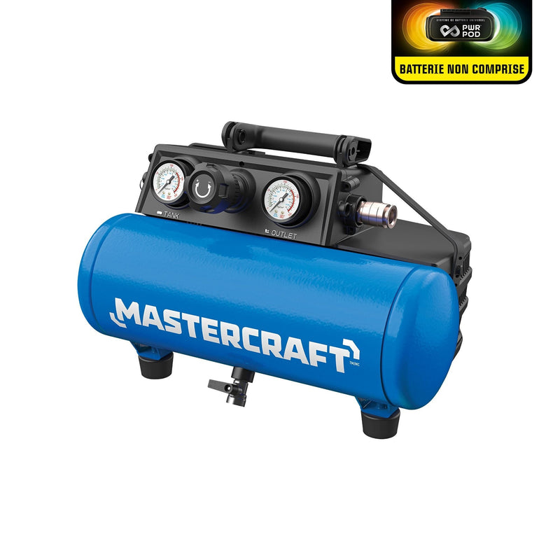 Mastercraft 20V Cordless 1-Gallon Air Compressor, Tool Only, PWR POD Compatible Y5