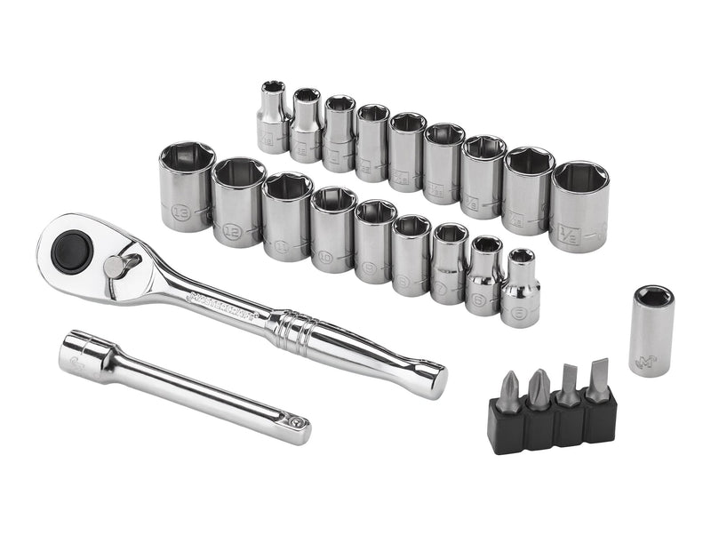 Mastercraft 25 Piece 1/4" Drive Socket Set H6