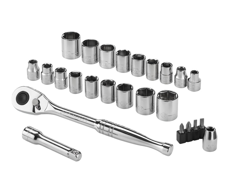 Mastercraft 25 Piece 3/8" Drive Socket Set F7