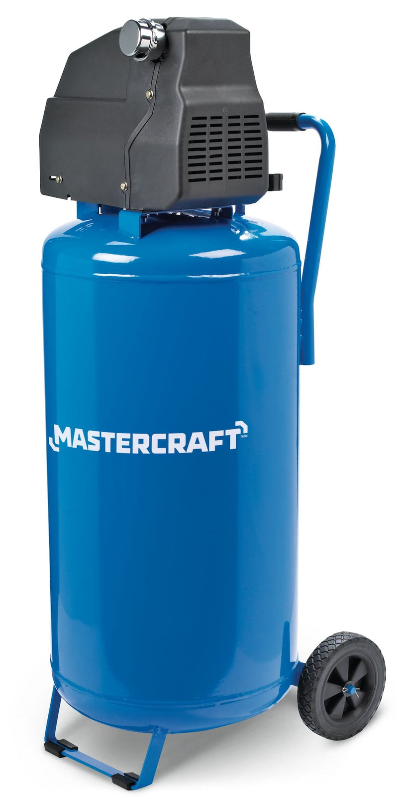 Mastercraft 26-Gallon Oil-Free Portable Vertical Air Compressor, 135 PSI, 1.5 HP C6