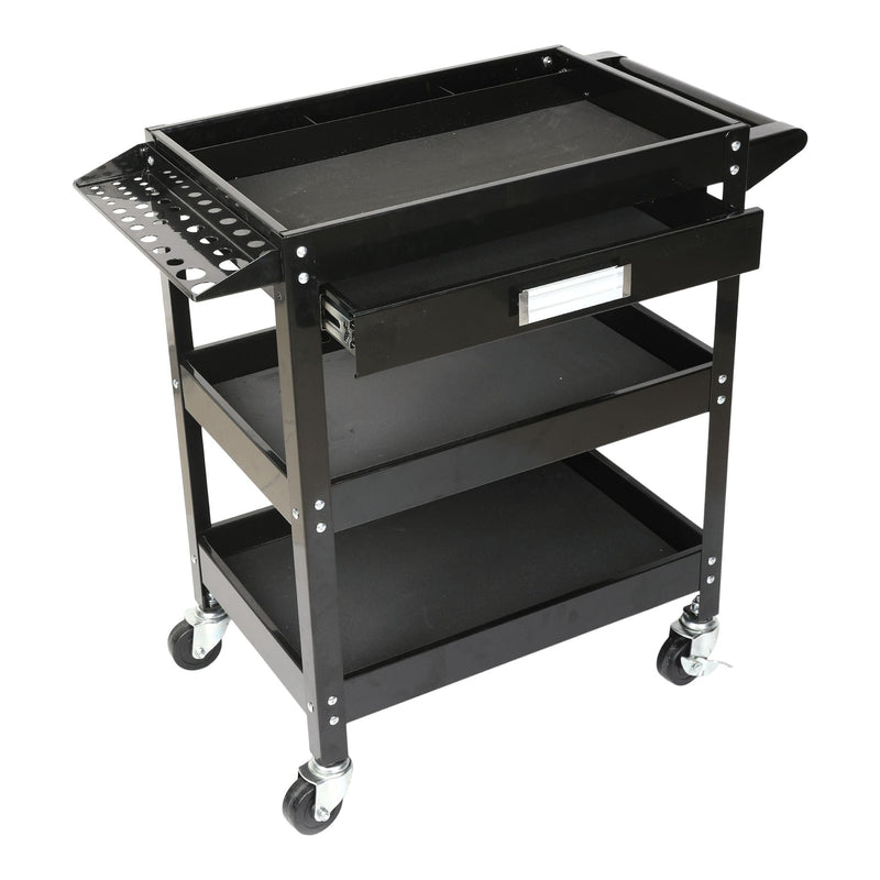 Mastercraft 3-Tier Work Cart with Swivel Casters, 250-lb Z3
