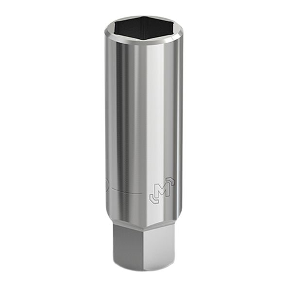 Mastercraft 3/8-in Drive Spark Plug Socket, CRV, Nickel-Chrome Plating, 14mm D1