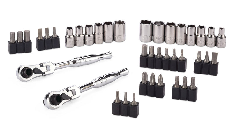 Mastercraft 39 Piece 1/4" Micro Ratchet/Driver Set U3