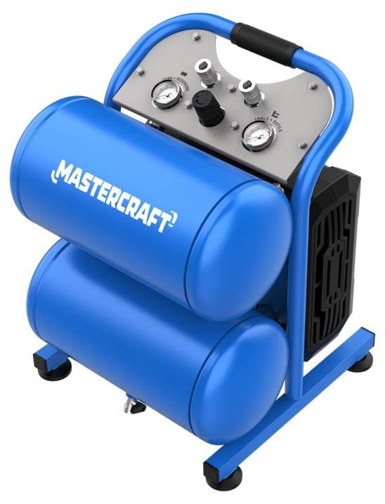 Mastercraft 5-Gallon Air Compressor with Control Panel, 175 PSI, 1.5 HP T4