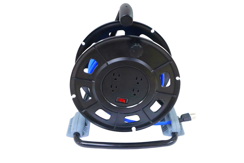Mastercraft 50-ft 14-Gauge Black Cord Reel with Stand U0