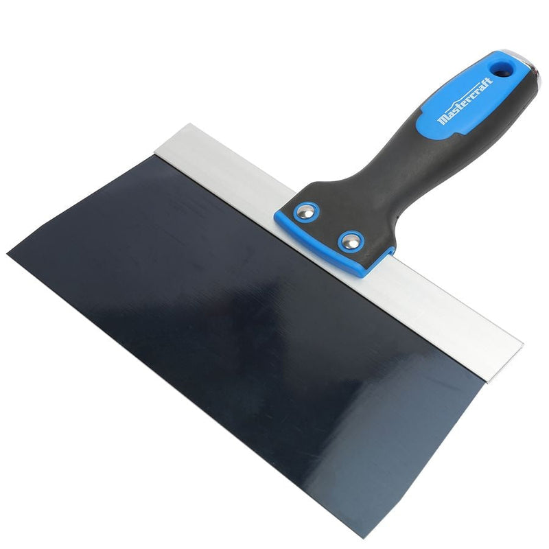 Mastercraft Drywall Patching & Taping Knife with Solvent-Resistant Blue Steel Blade, 8-in B0