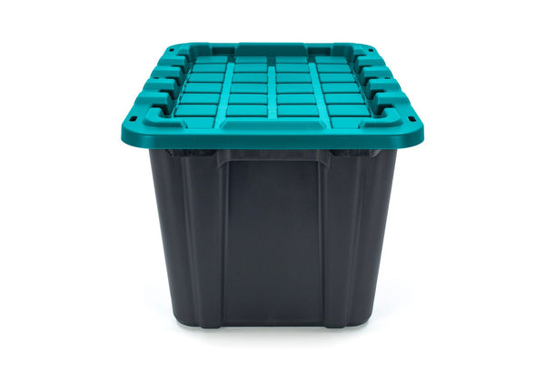 Mastercraft Heavy-Duty Storage Tote, 102-L, Teal D5