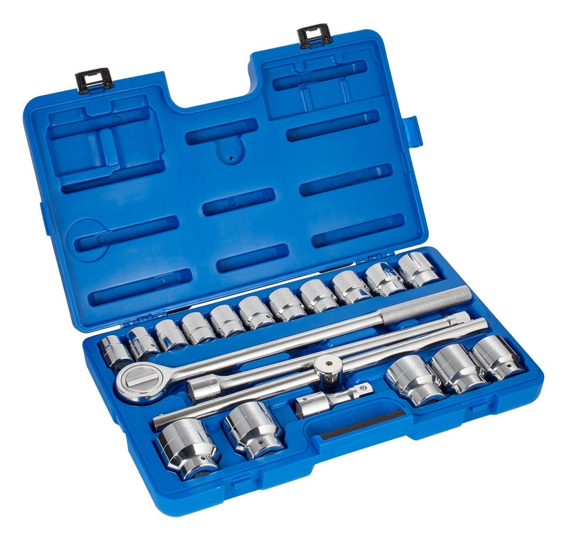 Mastercraft Socket Set 20-pc, 3/4-in Drive, SAE, Steel, Chrome D6