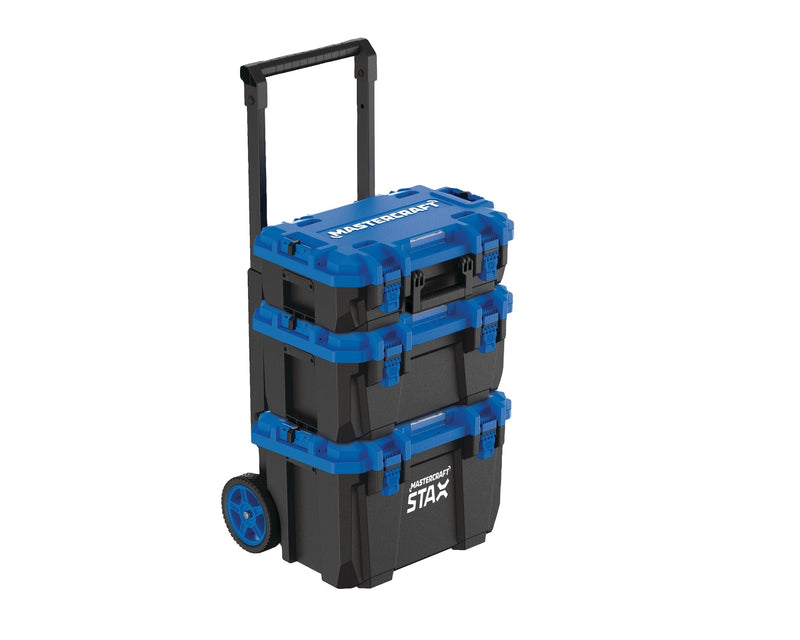 Mastercraft Stax Tool Storage Set with Auto-Locking Mechanism, 3-pc A8