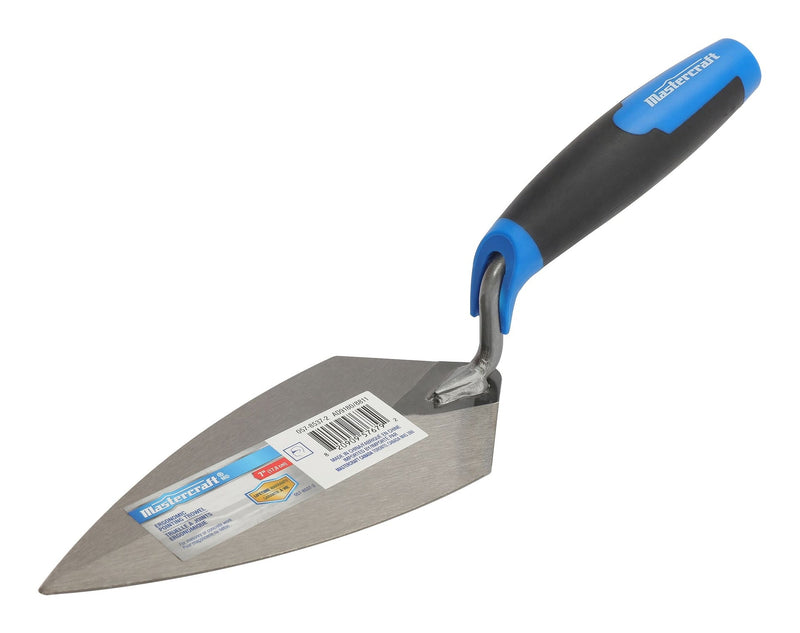 Mastercraft Steel Masonry, Concrete & Brick Pointing Trowel, with Comfort Grip, 7-in C8