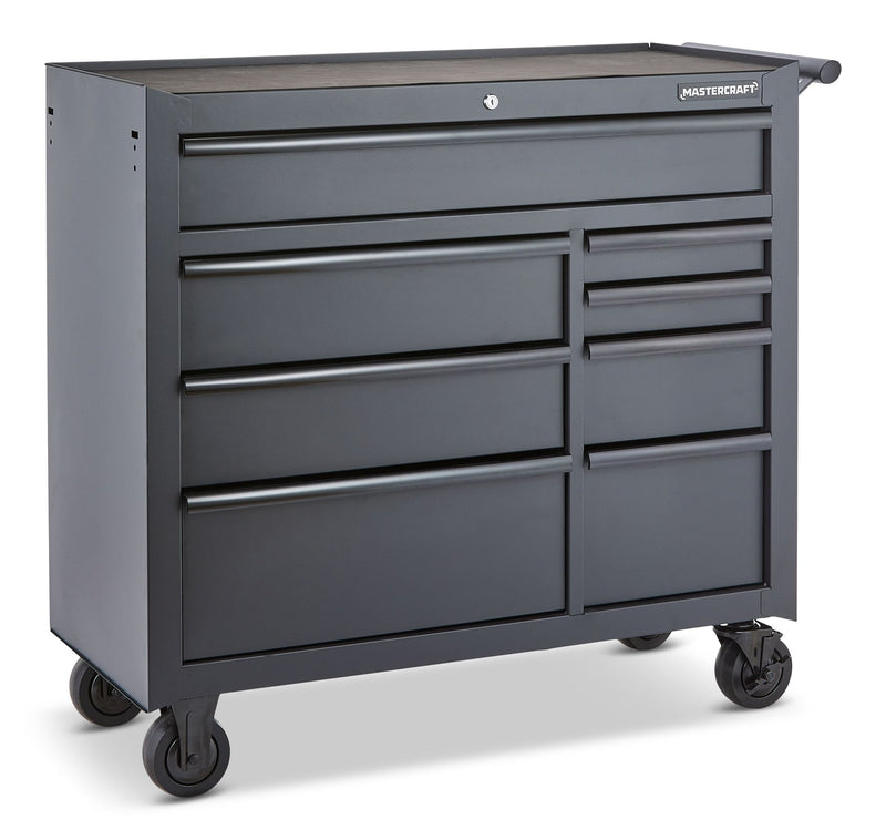 Mastercraft Tool Storage Cabinet, 8 Drawer, 41-in, Black Y4