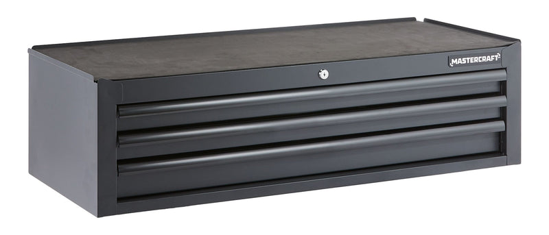 Mastercraft Tool Storage Mid-Chest, 3 Drawer, 41-in, Black M9