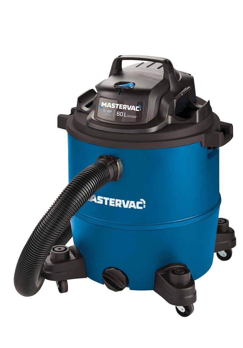 Mastervac VOC1610PF 5.0 Peak HP Wet/Dry Shop Vacuum, 60-L N4