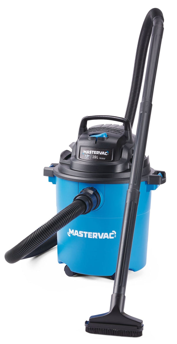 Mastervac VOC507P 4.0 Peak HP Wet/Dry Shop Vacuum with Hose & Accessories, 18.9-L V2