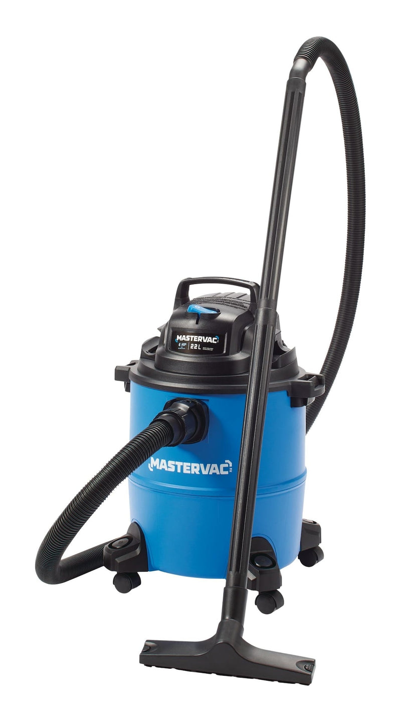 Mastervac VOC608PF 4.0 Peak HP Wet/Dry Shop Vacuum with Hose & Accessories, 22-L Z7