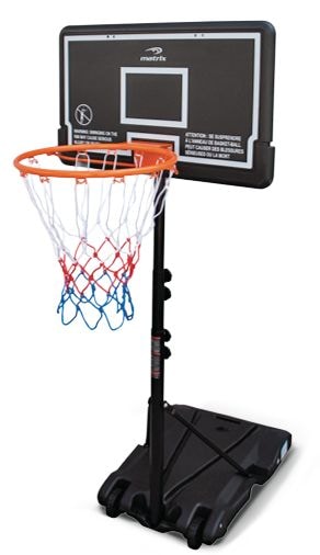 Matrix 4-in-1 Jr Portable Adjustable Basketball Backboard System with Wheels S4