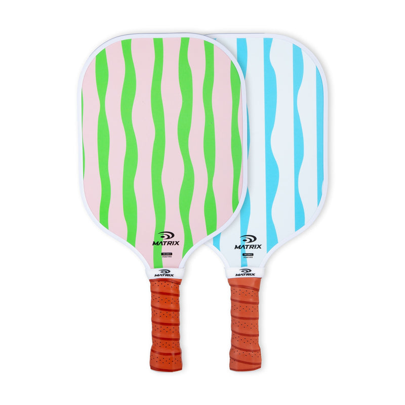 Matrix Pickleball Starter Set, Includes 2 Paddles & 3 Balls, USAPA Approved, Multi-Coloured C7