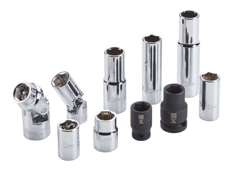MAXIMUM 10-mm Socket Rail, 10-pc I2