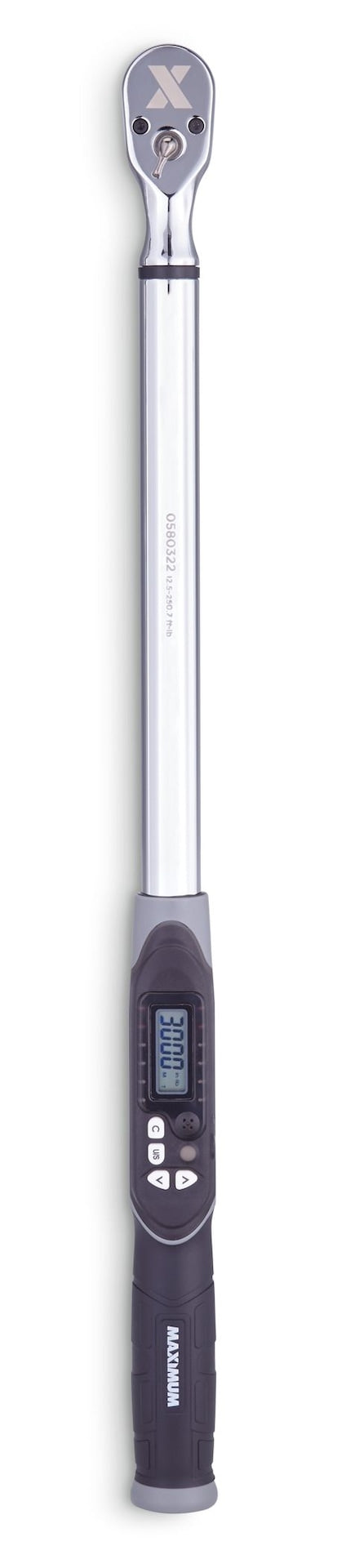 MAXIMUM 1/2-in Drive Digital Torque Wrench, 12.5-250 ft-lbs S9
