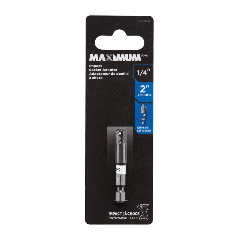 MAXIMUM 2-in Socket Adaptor, 1/4-in P0