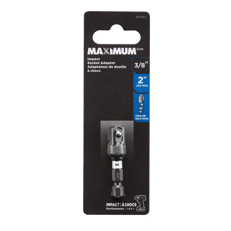 MAXIMUM 2-in Socket Adaptor, 3/8-in K2
