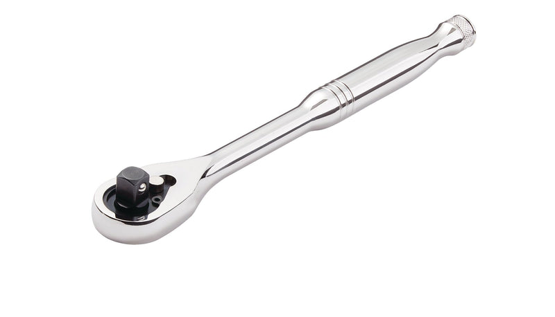 MAXIMUM 3/8-in Drive 90-Tooth Ratchet, CRV, Nickel-Chrome Plating, 8-in P8