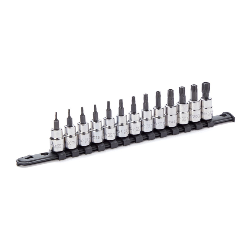 MAXIMUM 3/8-in Drive Tamper Proof Torx Bit Socket Set, Heat-Treated, 13-pc M2