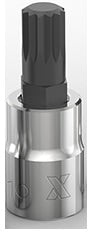 MAXIMUM 3/8-in Drive Triple Square Socket, Hex Bit U4