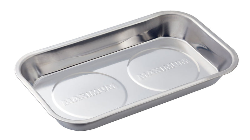 MAXIMUM Magnetic Tool Rectangle Tray/Holder, Stainless Steel A1