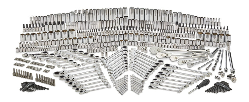 MAXIMUM Master Socket & Wrench Set, 500-pc, CRV, Nickel-Chrome Plating K8