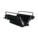 MAXIMUM Portable 5-Tray Cantilever Tool Box, Black, 21-in