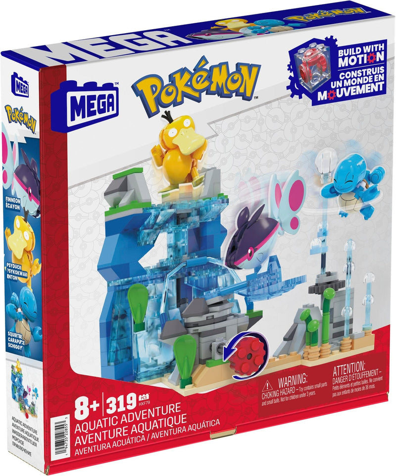 Mega Pokémon Adventure Builder Aquatic Adventure Toy Building Set, 319-pc F3