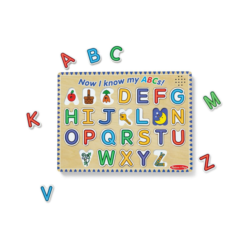 Melissa & Doug Alphabet Sound Puzzle Playset, Ages 3+ T0