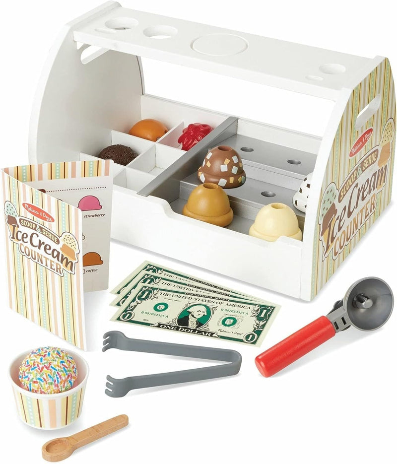 Melissa & Doug Scoop and Serve Ice Cream Playset, Ages 3+ P4