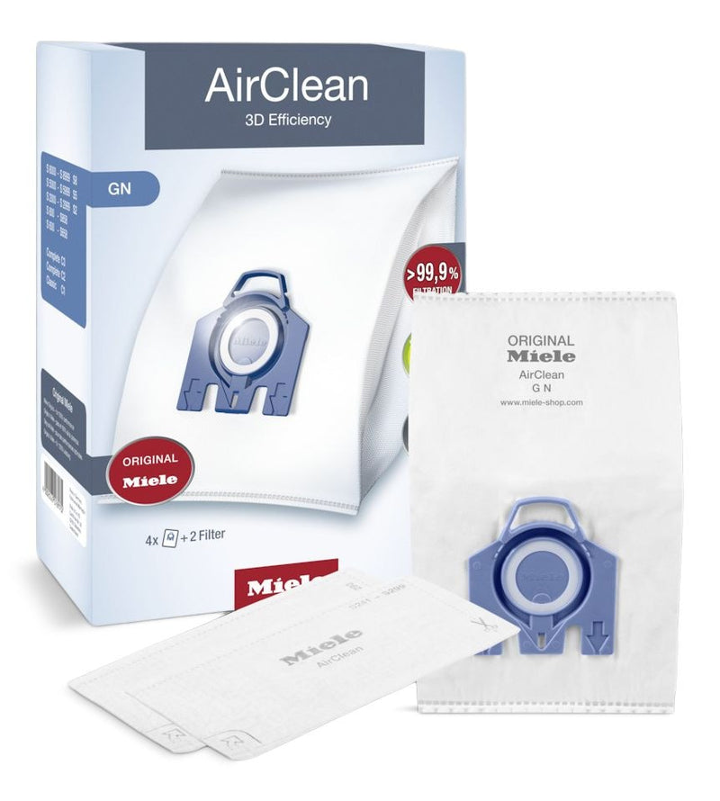 Miele AirClean 3D GN Dust Bags, 4-pk Q3