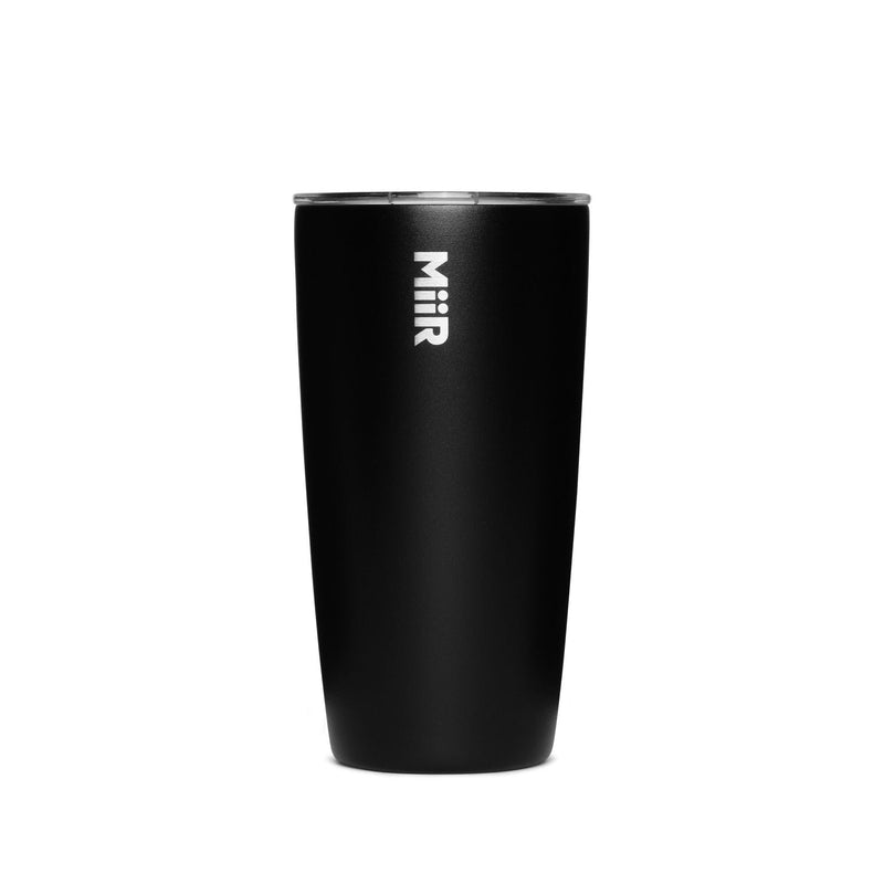 MiiR Insulated Stainless Steel Travel Tumbler with Press-Fit Slide Lid, Black, 16-oz Q2