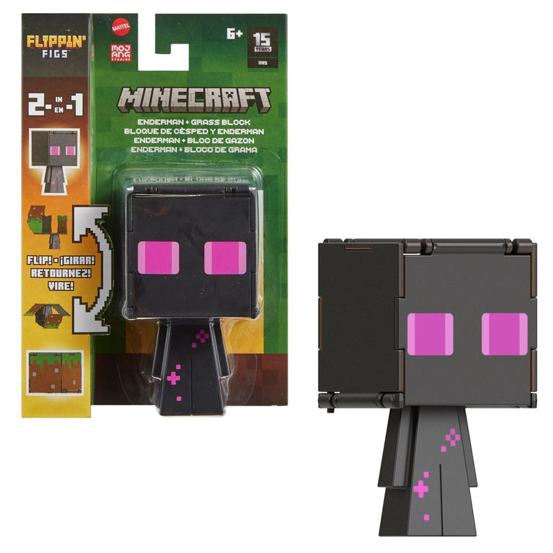 Minecraft Flippin' Figs Collectible Figures, Various Characters B3